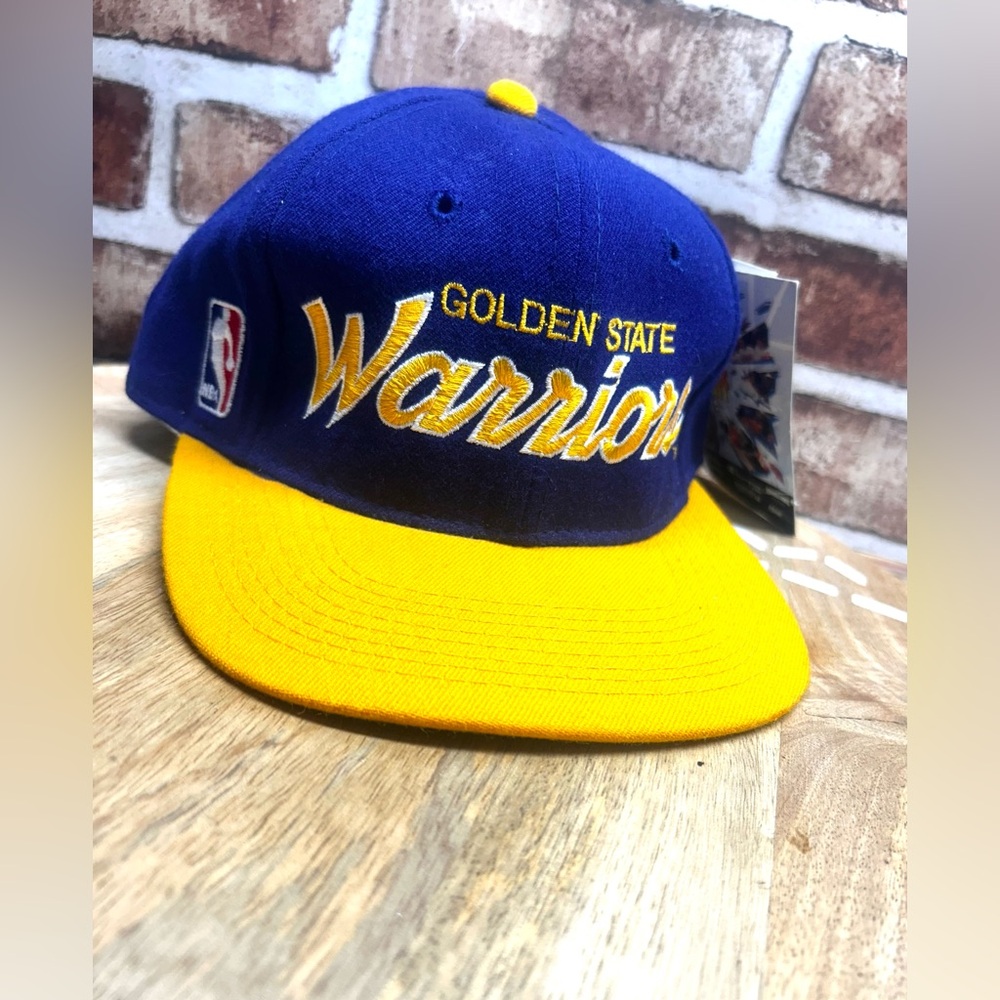 NWT Vintage Golden State Warriors Sports Specialties  Wool NBA Fitted 7 1/8